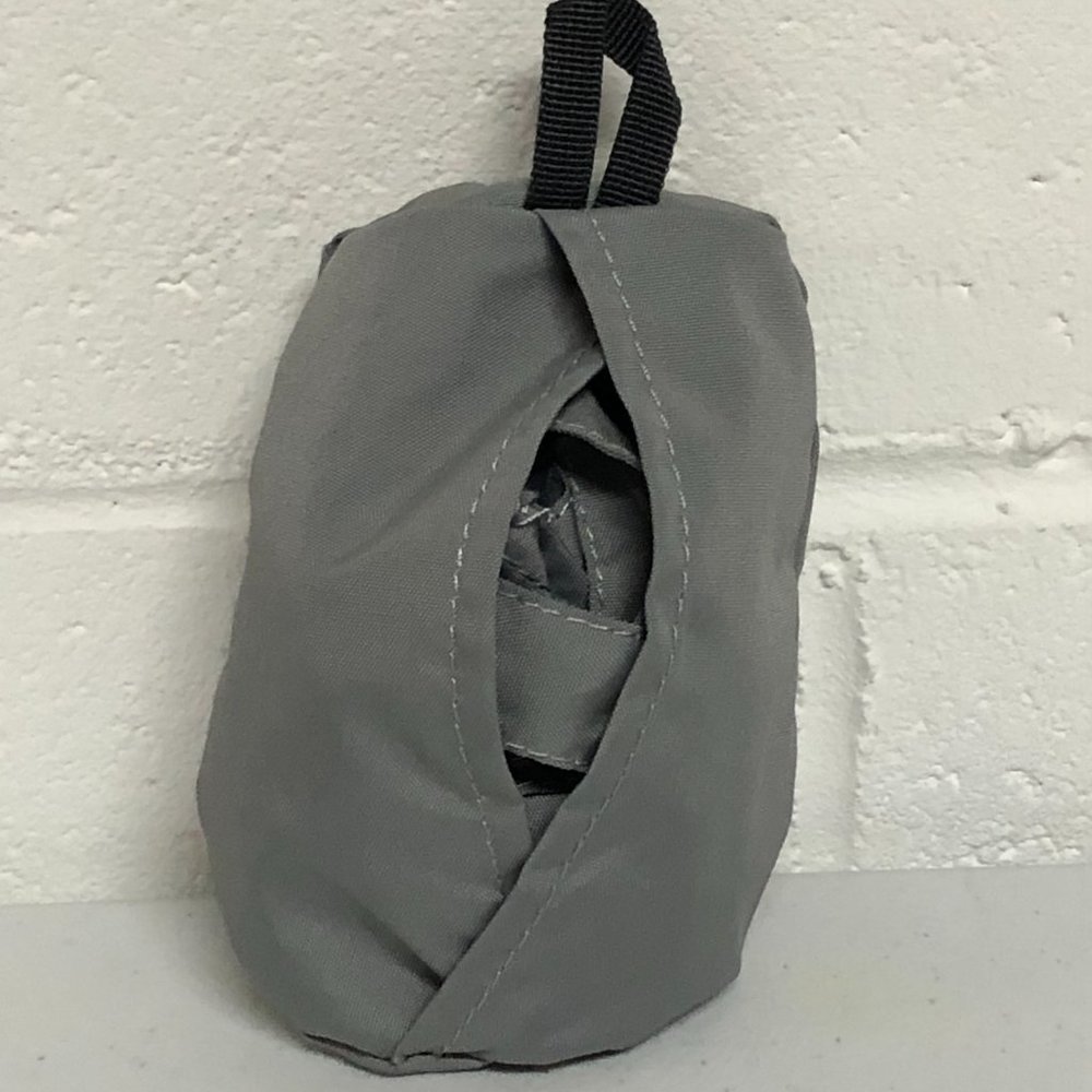 REI Packable Tote Bag Gray 11 x 6 in Vintage Camping Hiking Outdoors Co-Op - Picture 2 of 6